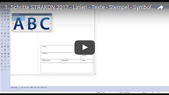 Wideo 1. kroki: Linie - Teksty – Tabelka rys. - Symbole (DE)