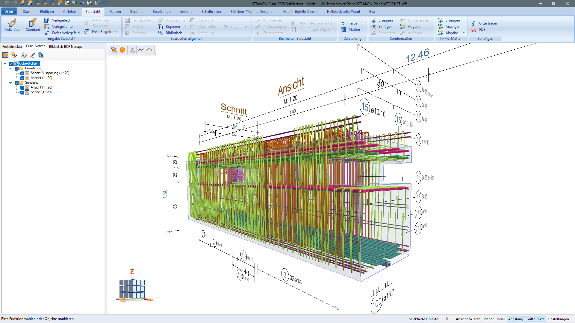 STRAKON: Opis 3D w modelu
